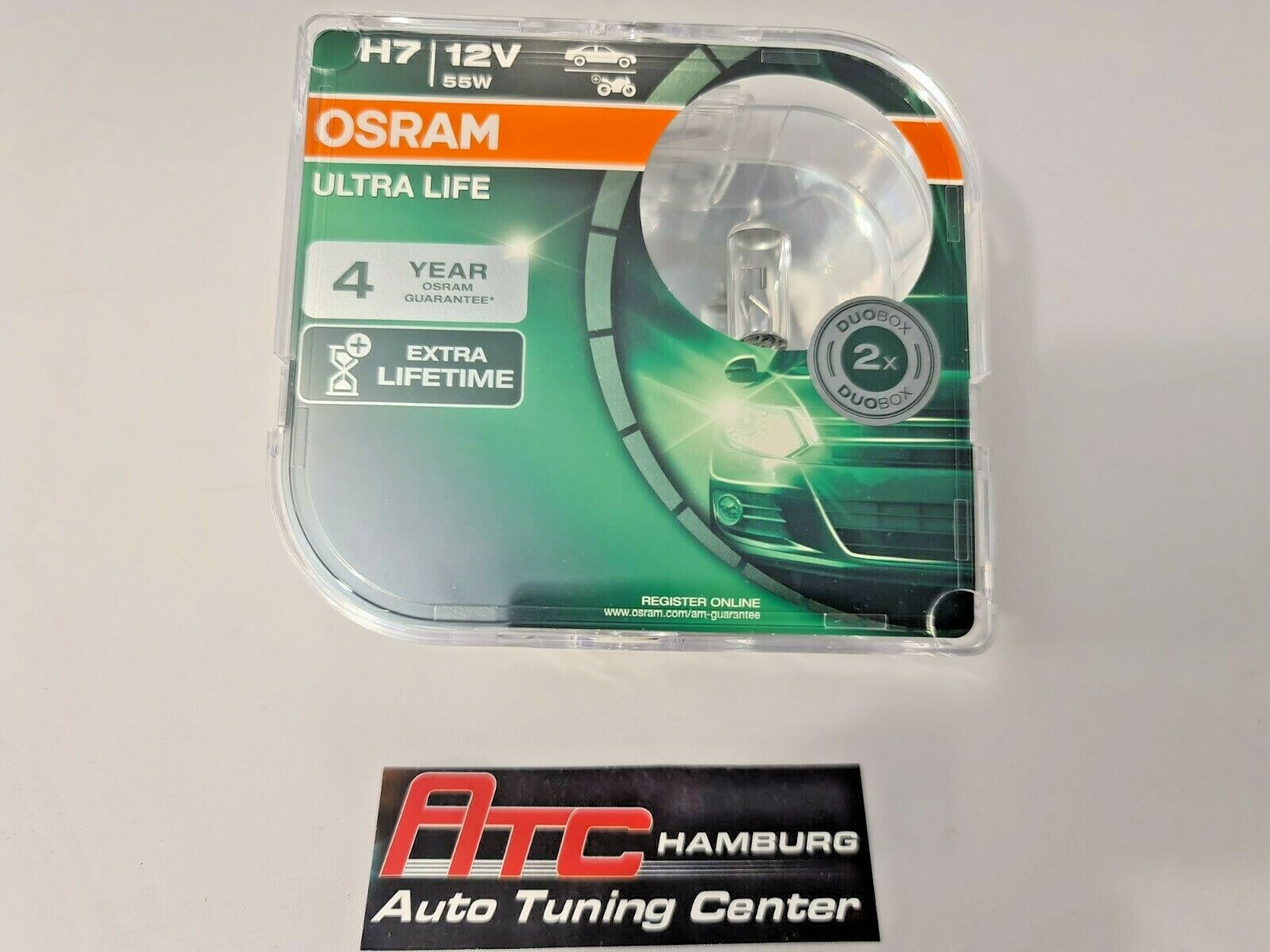 Osram H7 Ultra Life,55 Watt PX26d Sockel, Duo Box, 2 Stück,Extra Lifetime – Bild 4