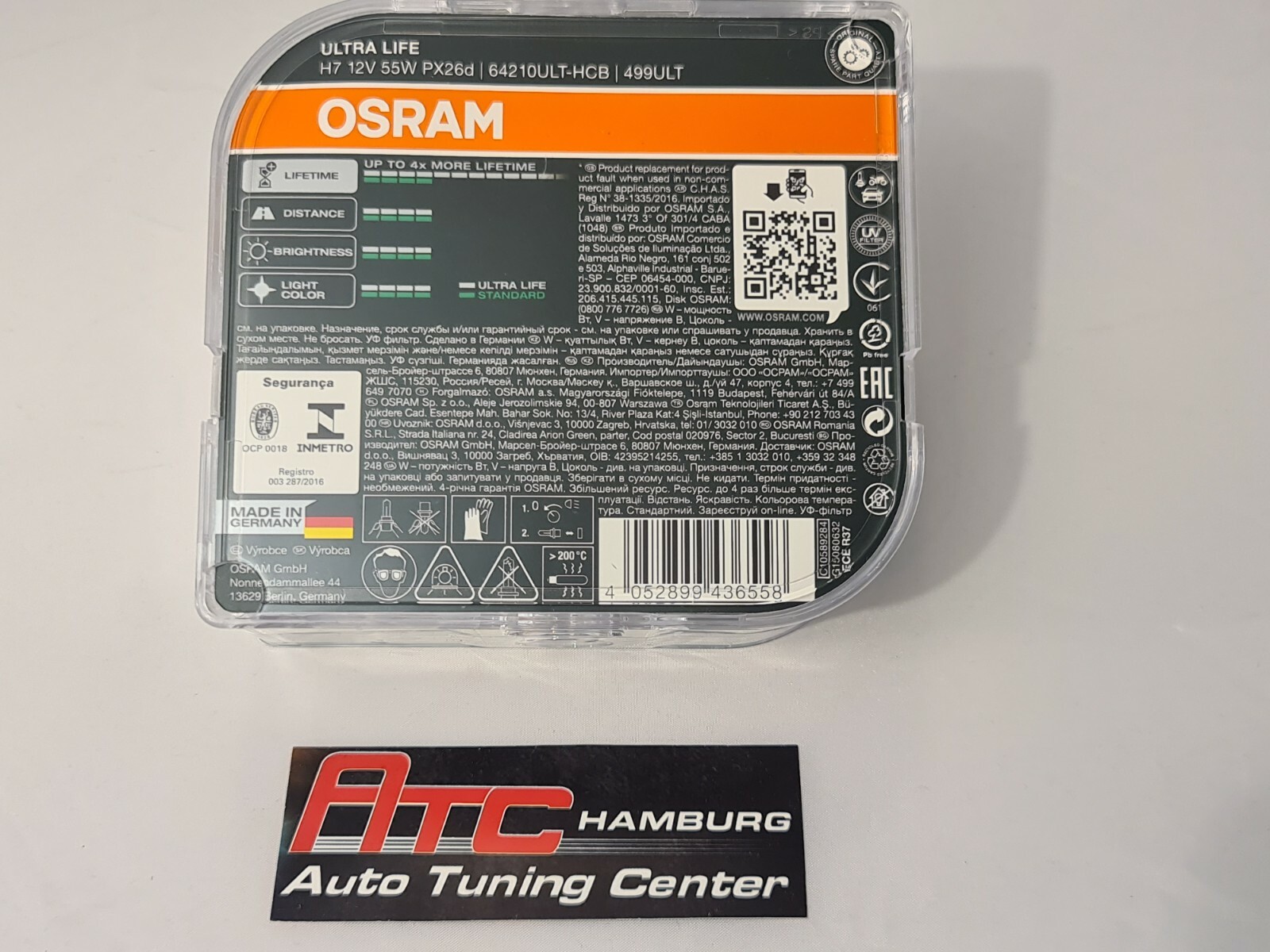 Osram H7 Ultra Life,55 Watt PX26d Sockel, Duo Box, 2 Stück,Extra Lifetime – Bild 9
