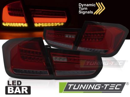 BMW F30, 3er Voll LED Rückleuchten, Rot-Smoke Dynamik Blinker 2011-2015, SEQ