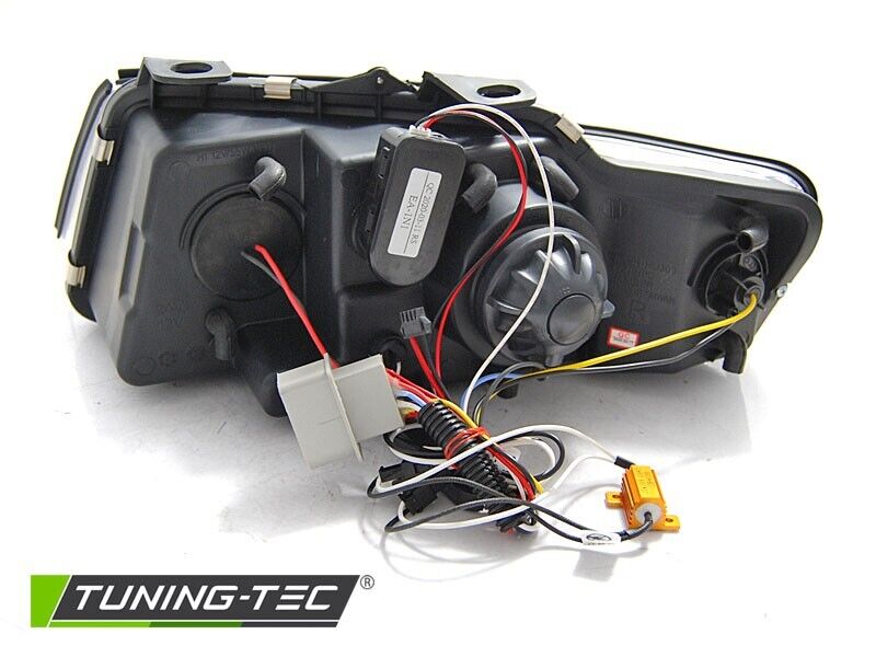 Audi A4 8E B6 Cabrio Scheinwerfer Bj.02-2006 Chrom LED Tagfahrlicht Optik – Bild 2