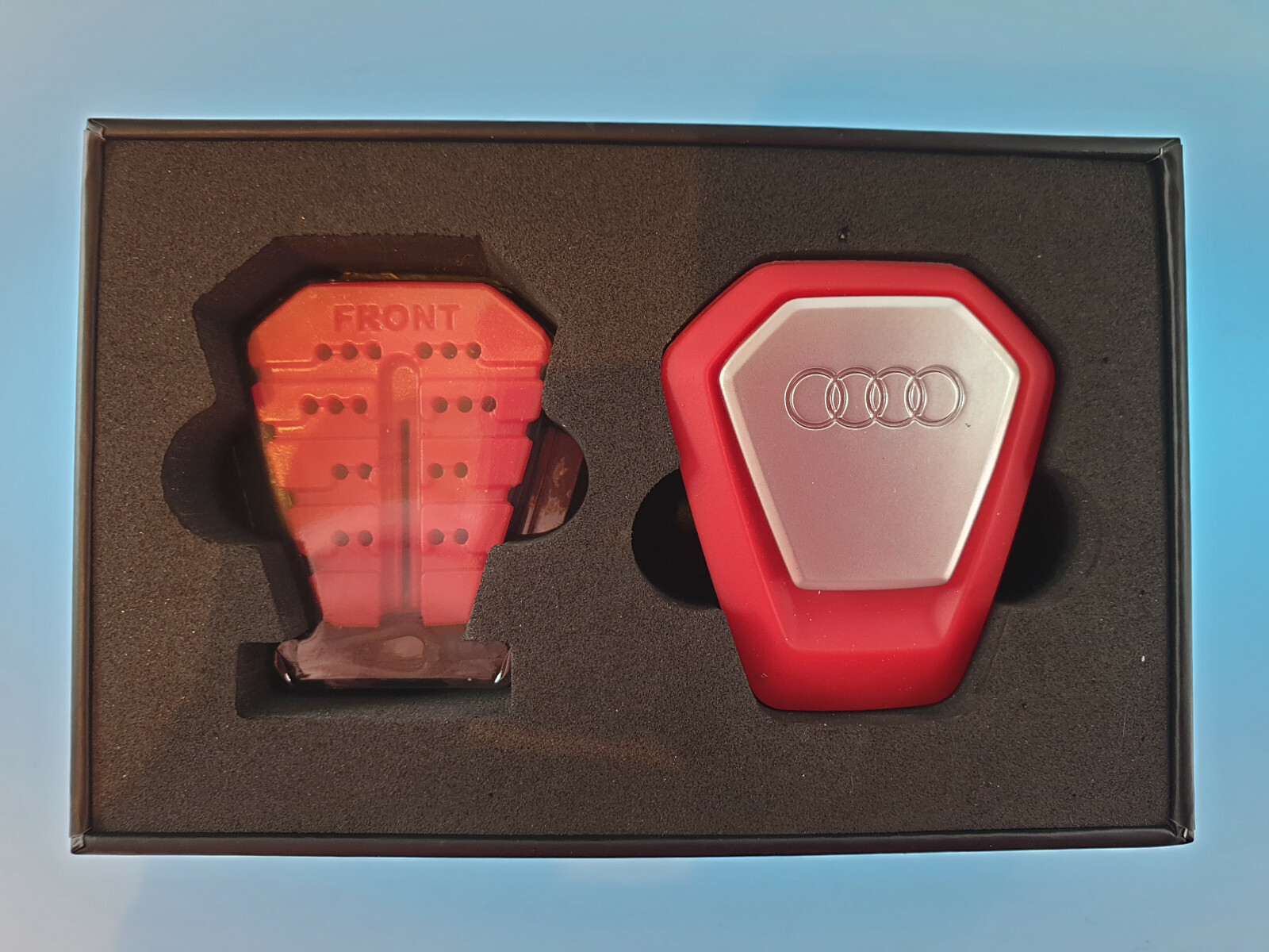 Audi Duftspender Singelframe Design, Geschenkbox,wilde Kräuter,Salbei Duft – Bild 3