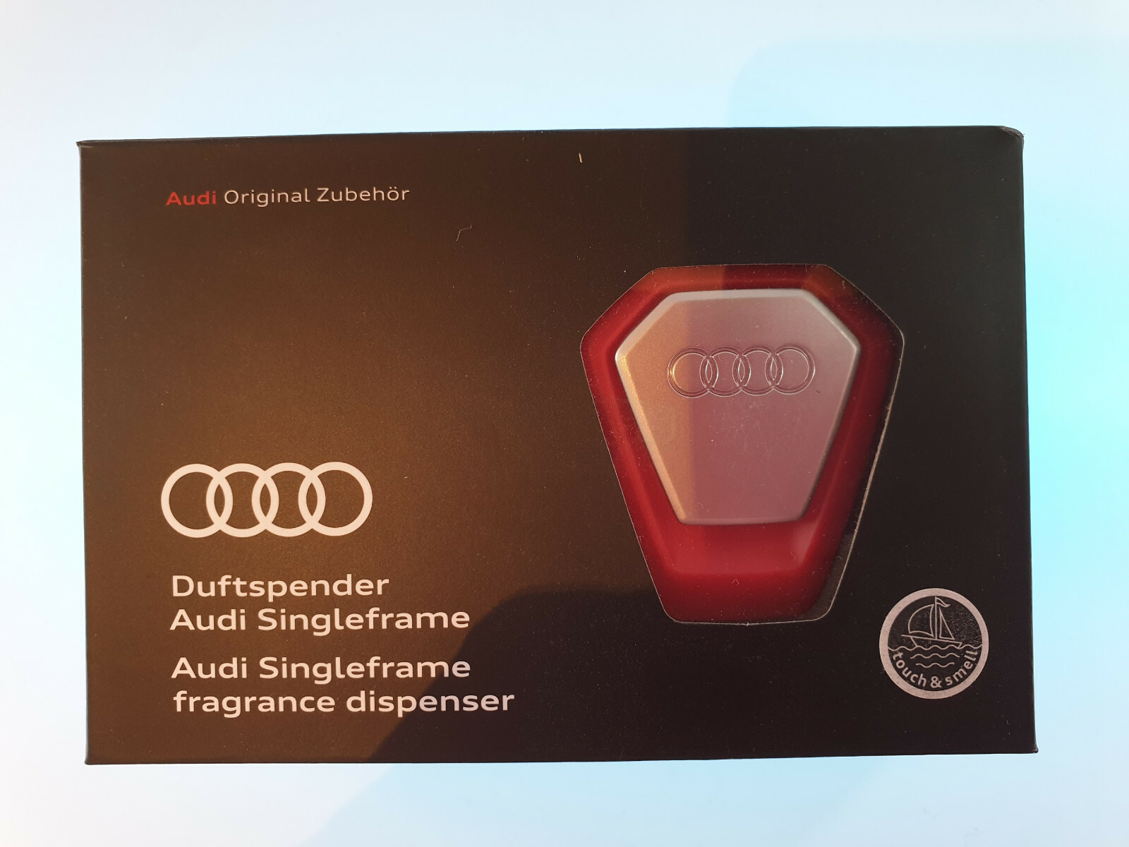 Audi Duftspender Singelframe Design, Geschenkbox,wilde Kräuter,Salbei Duft – Bild 4