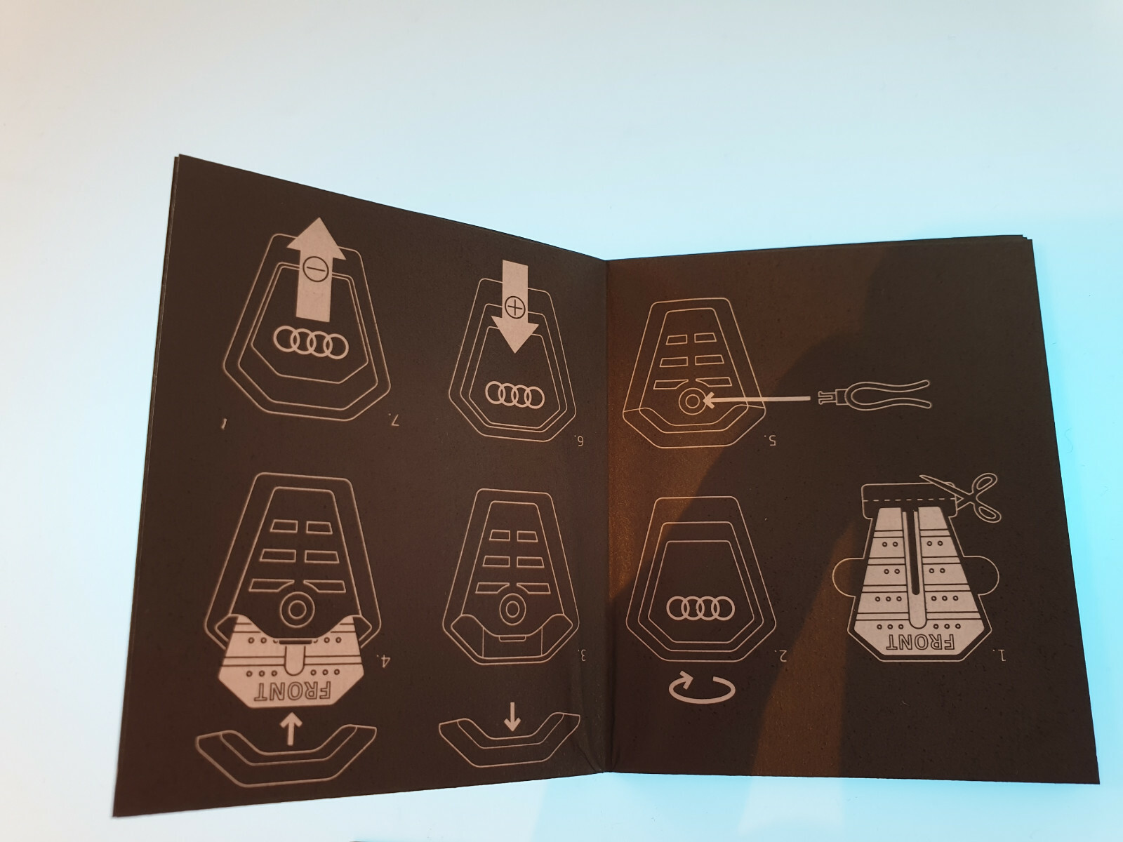 Audi Duftspender Singelframe Design, Geschenkbox,wilde Kräuter,Salbei Duft – Bild 8