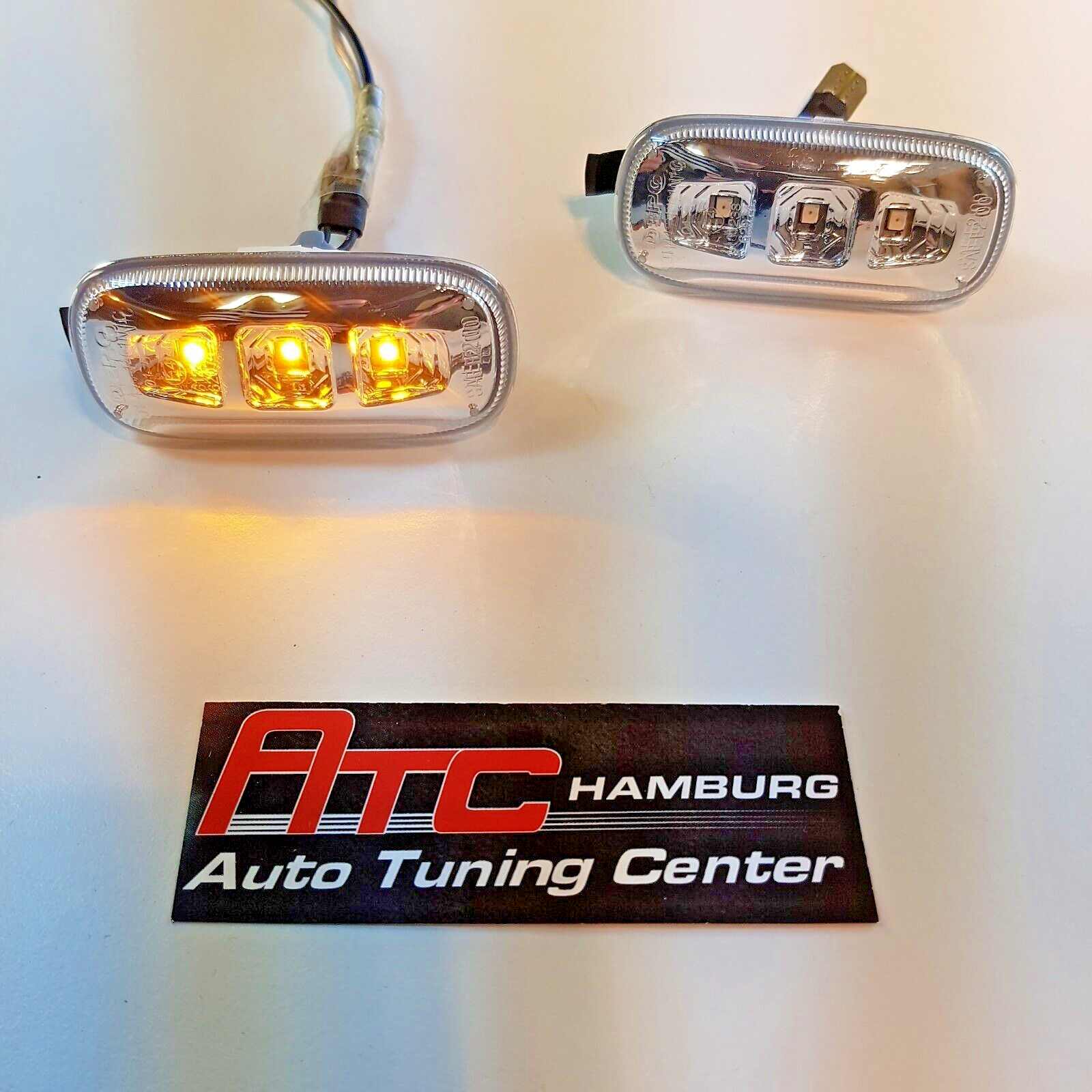 Audi A4+S4 B6, B7 Limo+Avant LED Seitenblinker Chrom-Klar-Glas Blinker,2001-2007