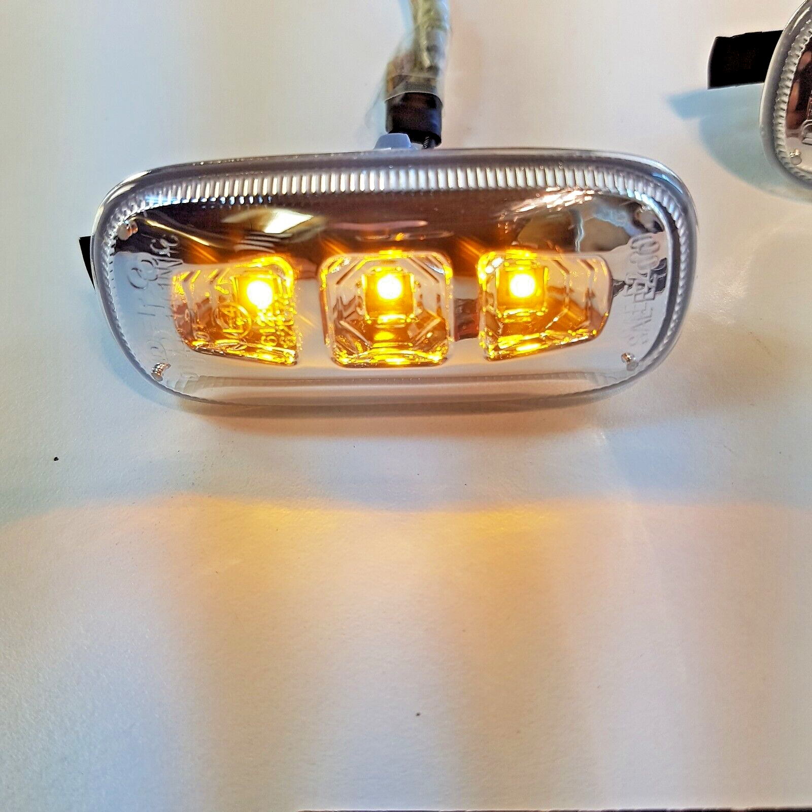 Audi A4+S4 B6, B7 Limo+Avant LED Seitenblinker Chrom-Klar-Glas Blinker,2001-2007 – Bild 2