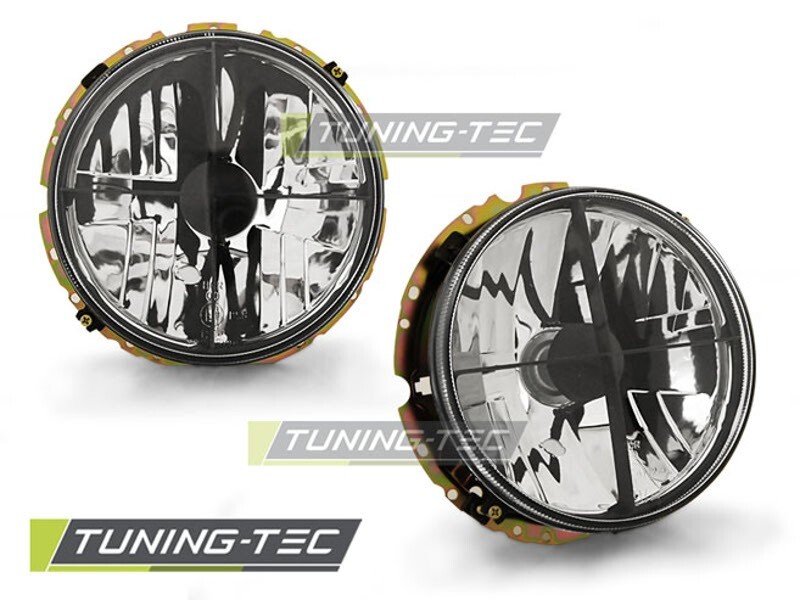 VW Golf 1 Scheinwerfer klar Glas Fadenkreuz H4 Halogen Bj.5.1974-7.1983