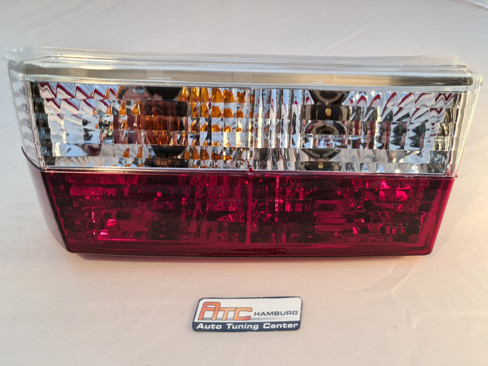 VW Golf 1 + Cabrio Rückleuchten Rot-klar Glas, Crystal 1974-1993,schmale Ausf. – Bild 10