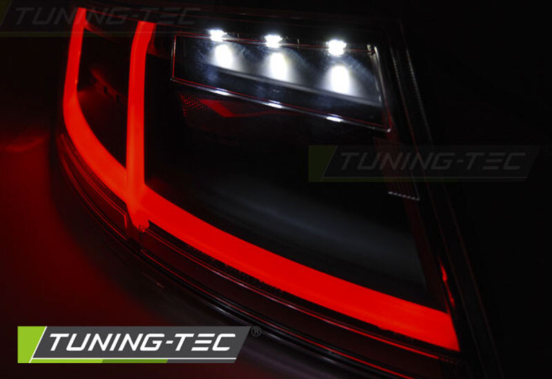Audi TT 8J3 / 8J9 LED Lightbar Rückleuchten, schwarz-Smoke Glas Bj.4.2006-2.2014 – Bild 5