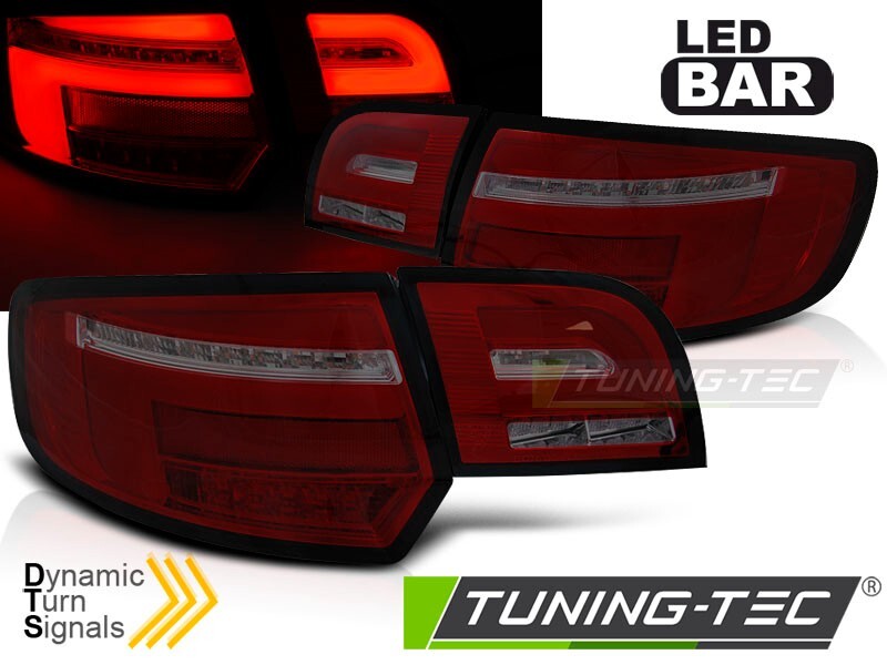 Audi A3 8P LED Rückleuchten Sportback Lightbar Rot-Smoke 2008-2012 Eu.Zugel.