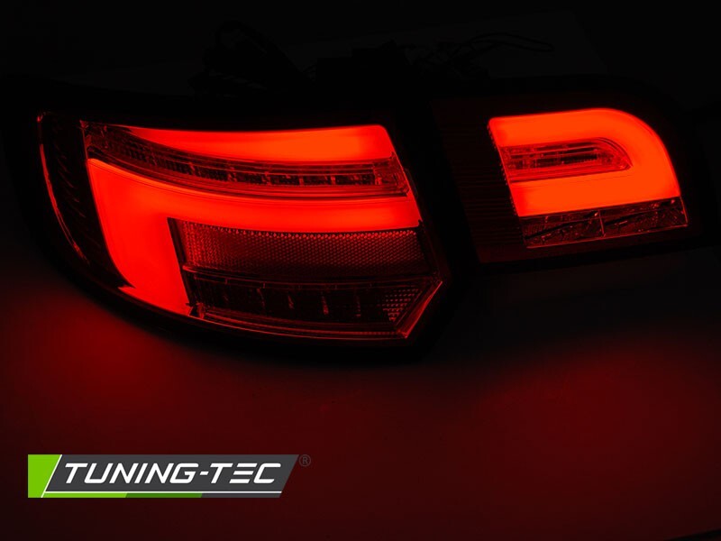 Audi A3 8P LED Rückleuchten Sportback Lightbar Rot-Smoke 2008-2012 Eu.Zugel. – Bild 2