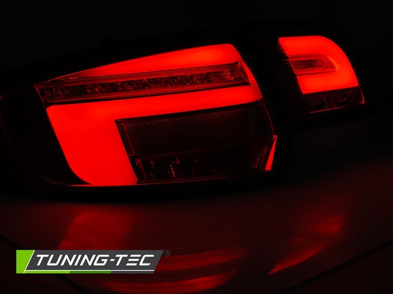 Audi A3 8P LED Rückleuchten Sportback Lightbar Rot-Smoke 2008-2012 Eu.Zugel. – Bild 3