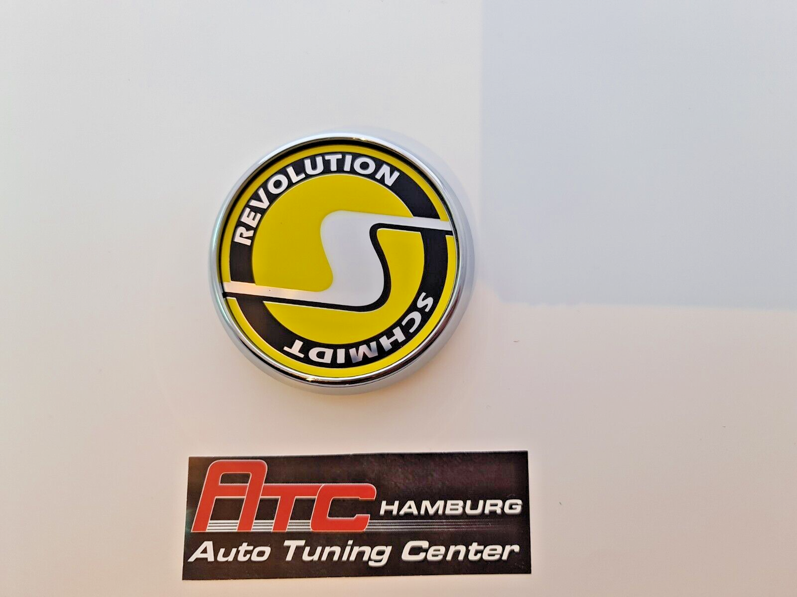 Schmidt Nabendeckel SC3 Chrom-Gelb flach 4 Stück 63,3mm Bohrung, Ersatz SC1 – Bild 6