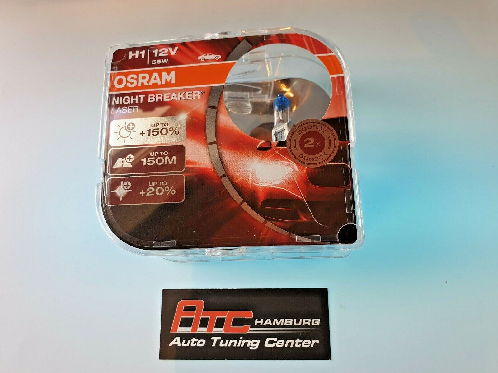 Osram H1 Night Breaker Laser Glühbirnen Leuchtmittel / Birne 55 Watt Xenon Look – Bild 3