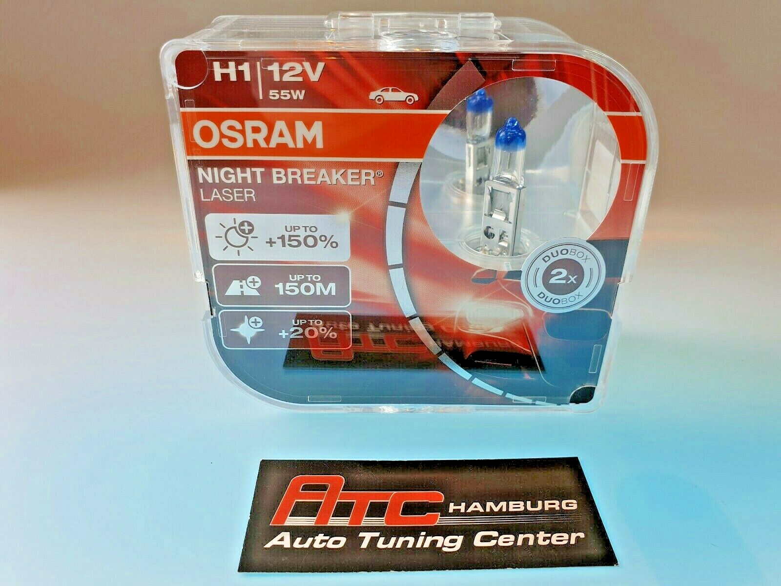 Osram H1 Night Breaker Laser Glühbirnen Leuchtmittel / Birne 55 Watt Xenon Look – Bild 4