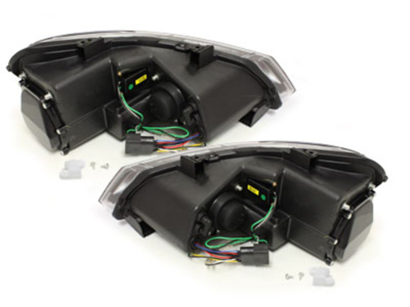 Scheinwerfer VW Polo 6R LED Tagfahrlicht Optik Schwarz + europw.zuge.2009-2014 – Bild 4