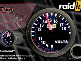 Raid hp Nightflight Diamond 12 Volt Anzeige Zusatz Instrument 52mm