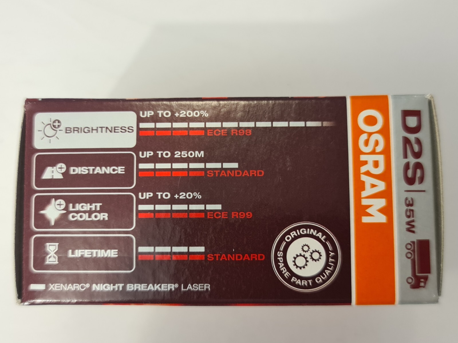 1x D2S Osram Xenon Brenner Nightbreaker Laser Xenarc,35Watt Duo-Box + 200% – Bild 8