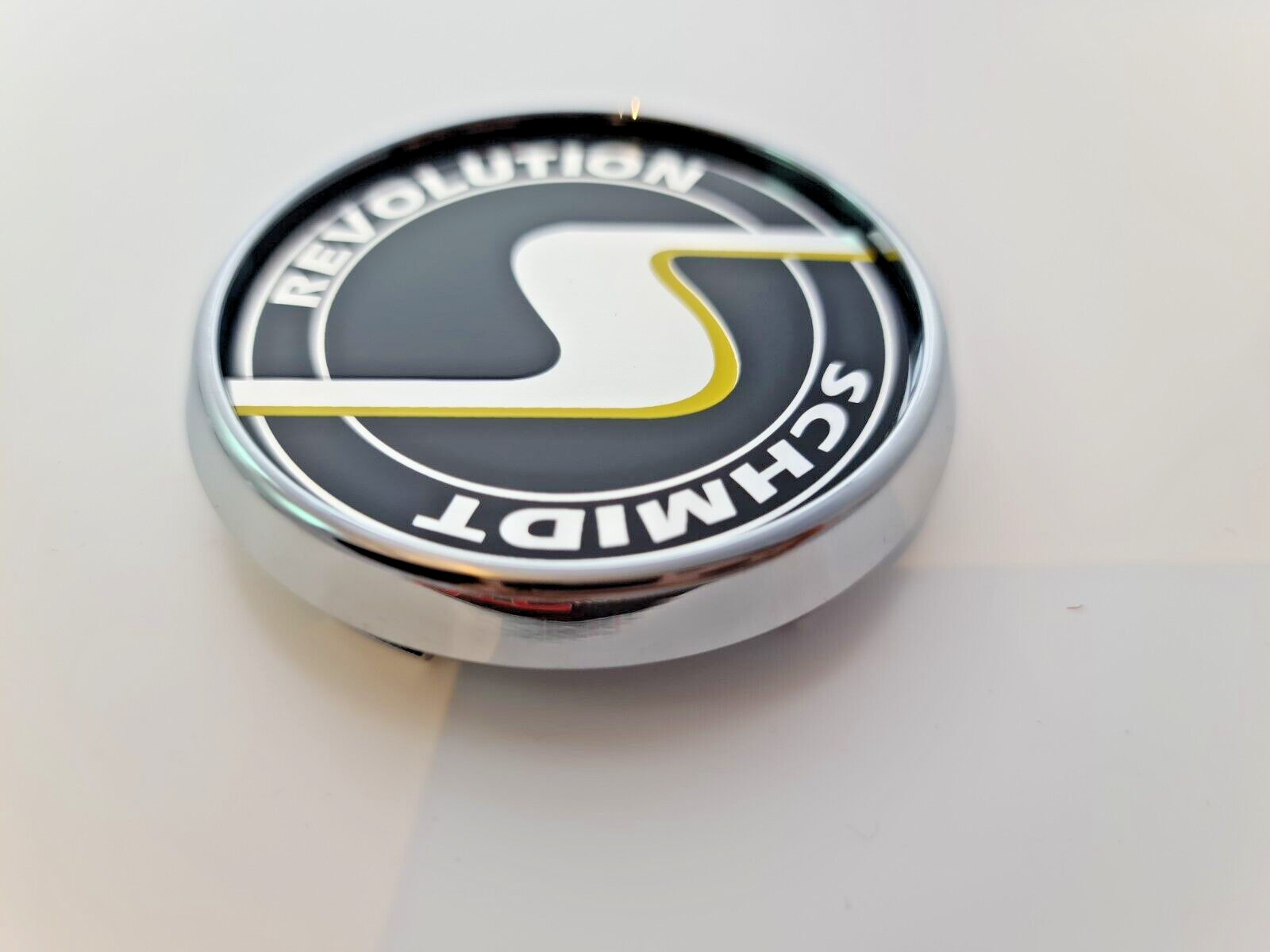 Schmidt Nabendeckel SC3 Chrom-Schwarz flach 4 Stück 63,3mm Bohrung, Ersatz SC1 – Bild 8