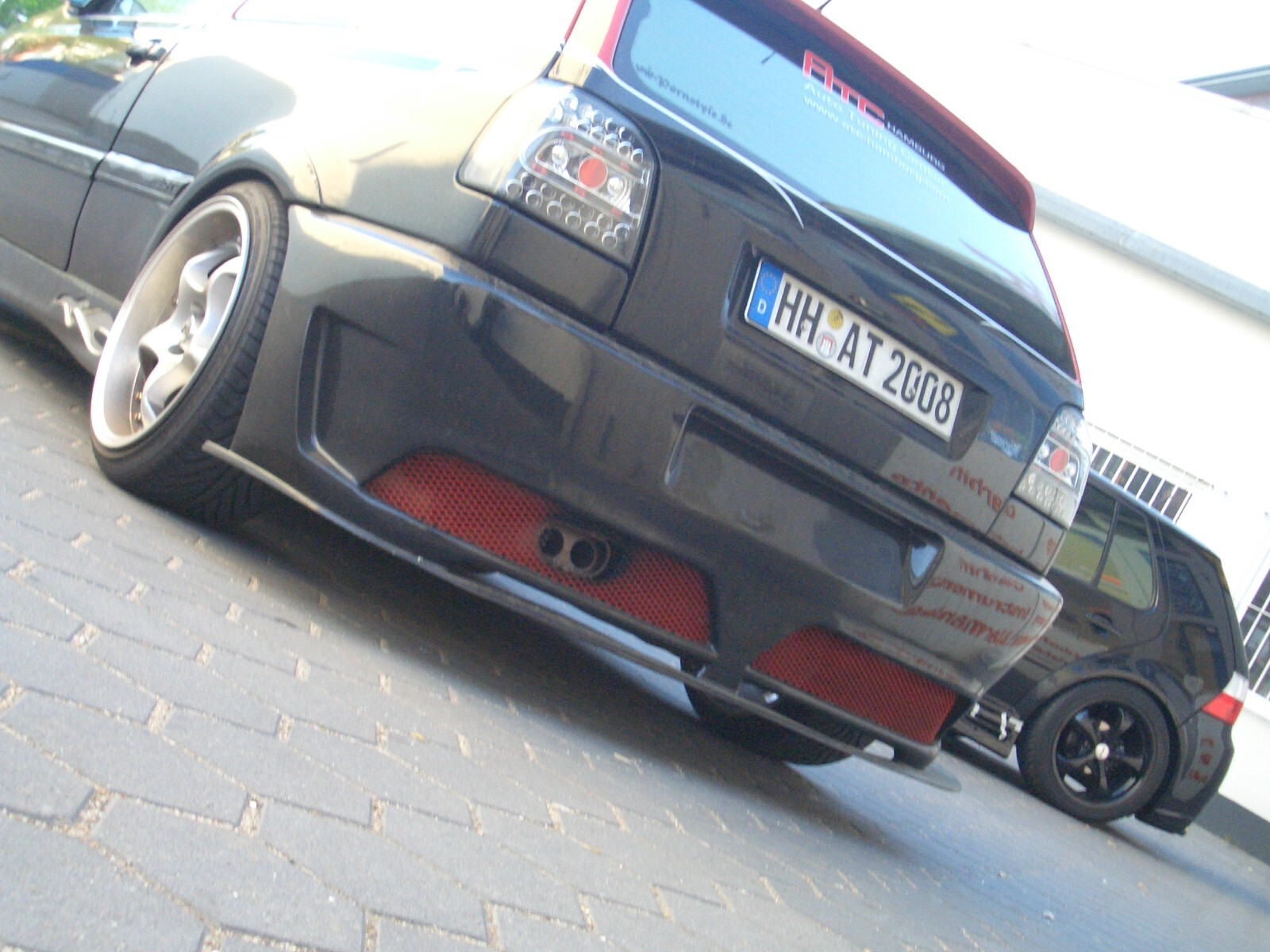 VW Golf 3 Limosine, Cabrio LED Rückleuchten Schwarz-klar Glas Bj. 1991-1998 – Bild 6