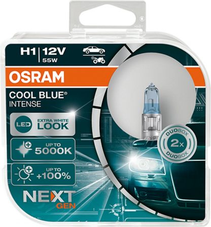 Osram H1 Coll Blue Next Genaration H1 weiß, Xenon Optik, 5000K,Coolblue,Xenonlok