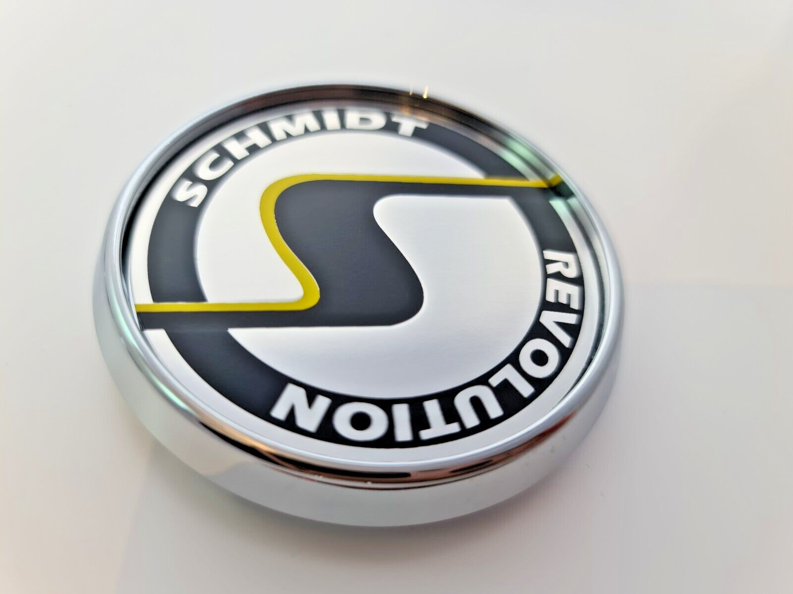 Schmidt Nabendeckel SC3 Chrom-Silber flach 4 Stück 63,3mm Bohrung, Ersatz SC1 – Bild 8