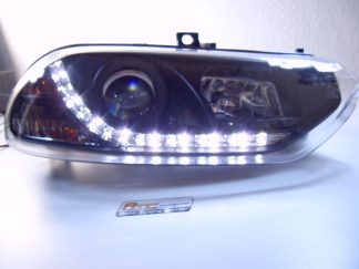 Scheinwerfer Set, Alfa Romeo 156 LED Tagfahrlicht Optik Black,schwarz 1997-2003