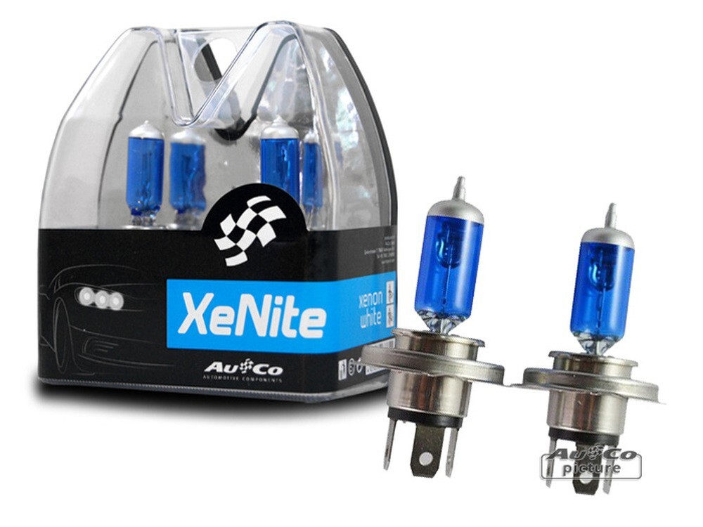2 Stück XeNite H4 Ultra White Xenon Look Leuchtmittel 55Watt Weiß – Bild 2