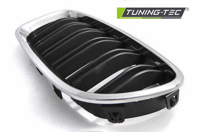 BMW F10,F11 5er Limousine +Touring,Kühlergrill Nieren Grill Chrom ABS 2010-2016 – Bild 3
