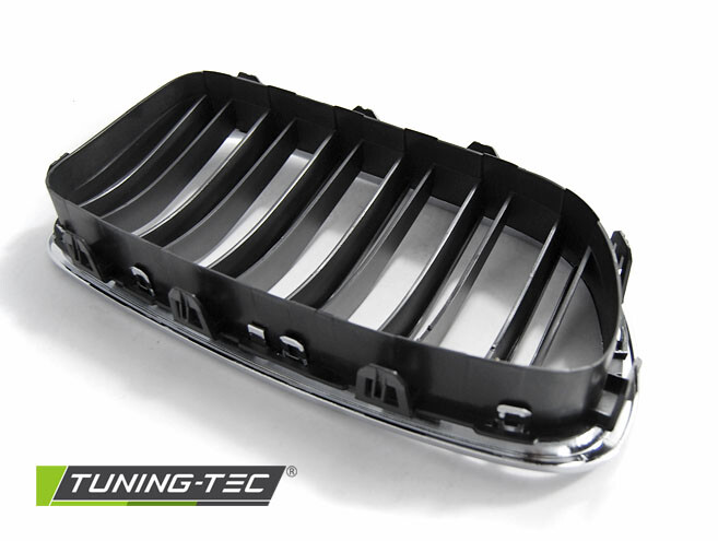 BMW F10,F11 5er Limousine +Touring,Kühlergrill Nieren Grill Chrom ABS 2010-2016 – Bild 4