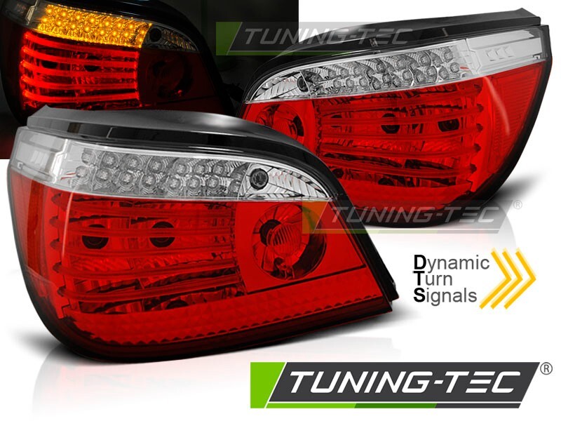 BMW E60 Limousine 4 türer LED Rückleuchten + Dynamik Blinker Rot-klar Bj.03-07