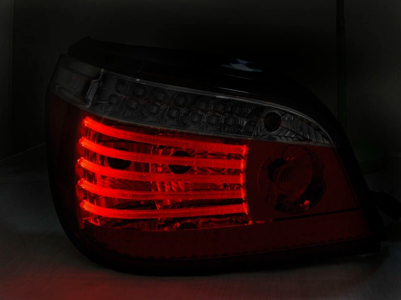 BMW E60 Limousine 4 türer LED Rückleuchten + Dynamik Blinker Rot-klar Bj.03-07 – Bild 2
