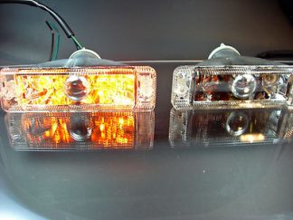 Frontblinker für VW Polo 86C Coupe/StufenheckChrom Klar Glas Standlicht europ.zu