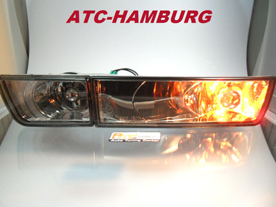 Frontblinker für VW Golf 3 / Vento Blinker Smoke Rauch Glas + Nebelscheinwerfer